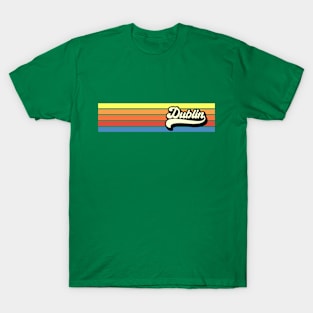 Dublin Ireland Retro Vintage 70s 80s T-Shirt